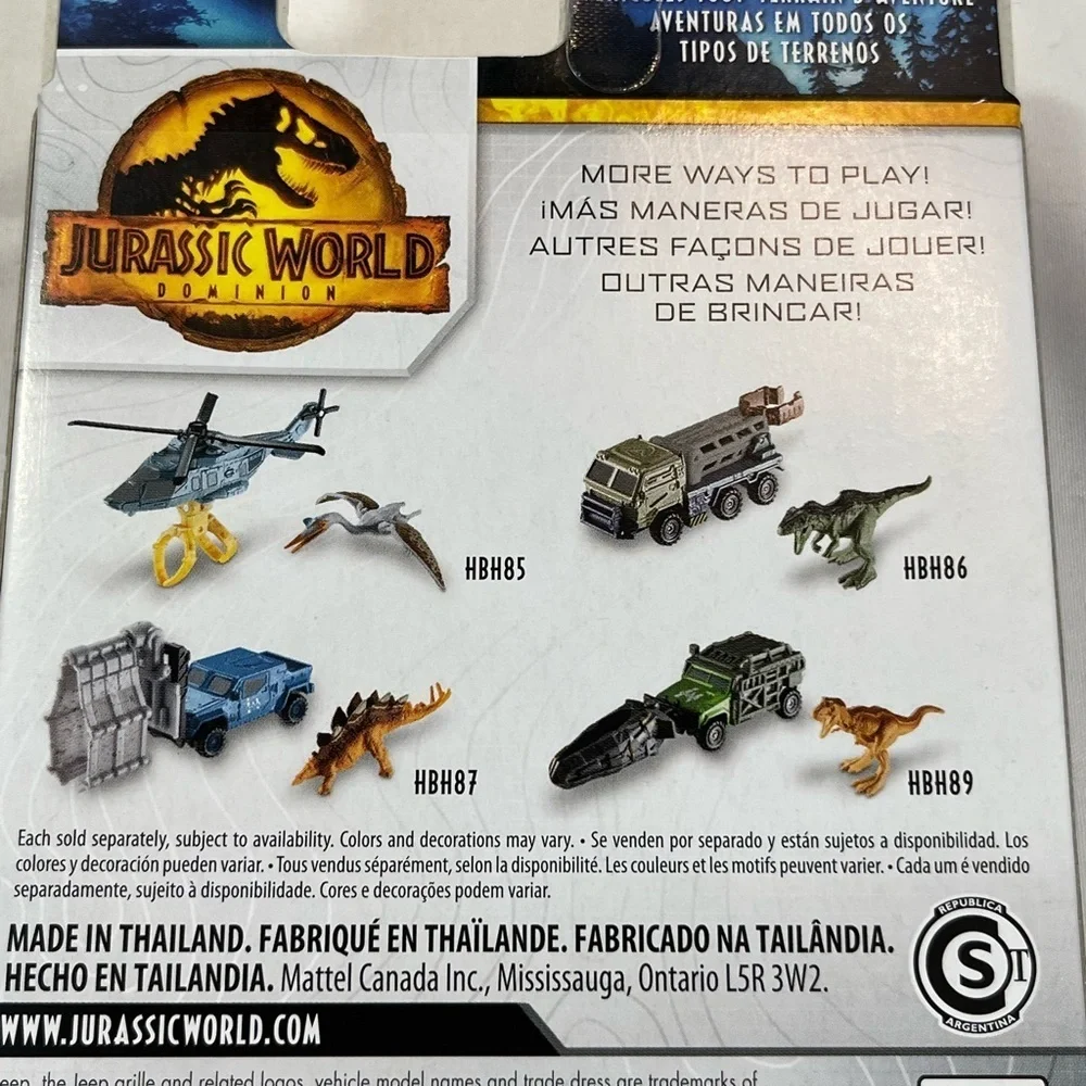 NIP Matchbox Jurassic World Dominion Set